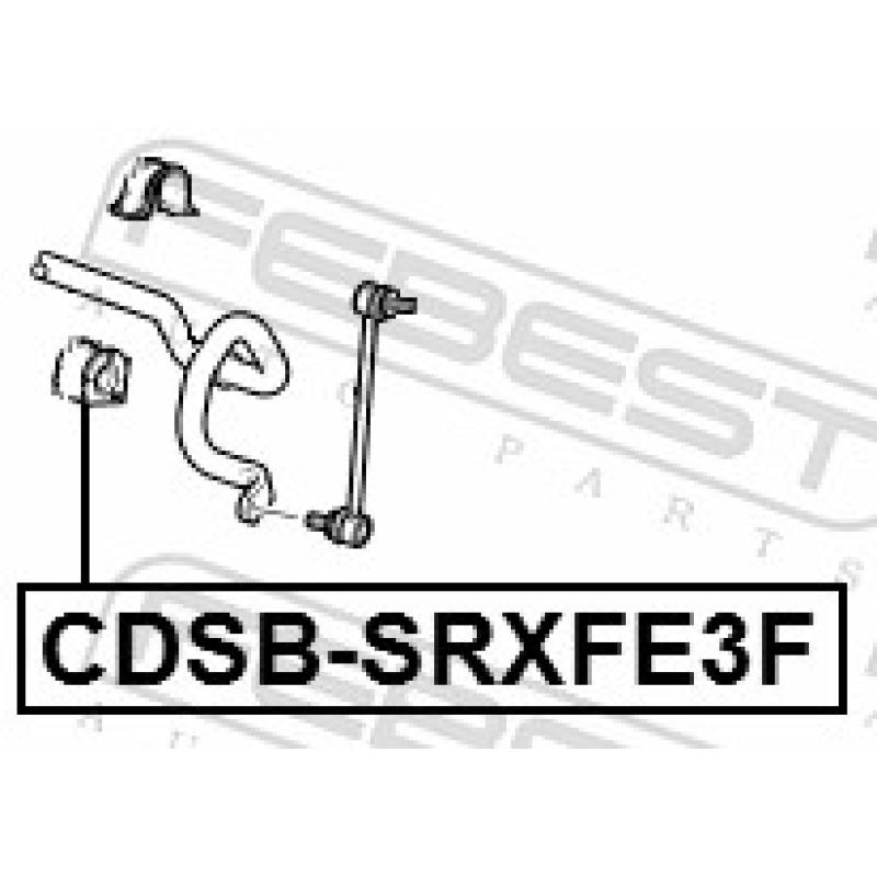 Suspension, stabilisateur FEBEST CDSB-SRXFE3F - Visuel 2