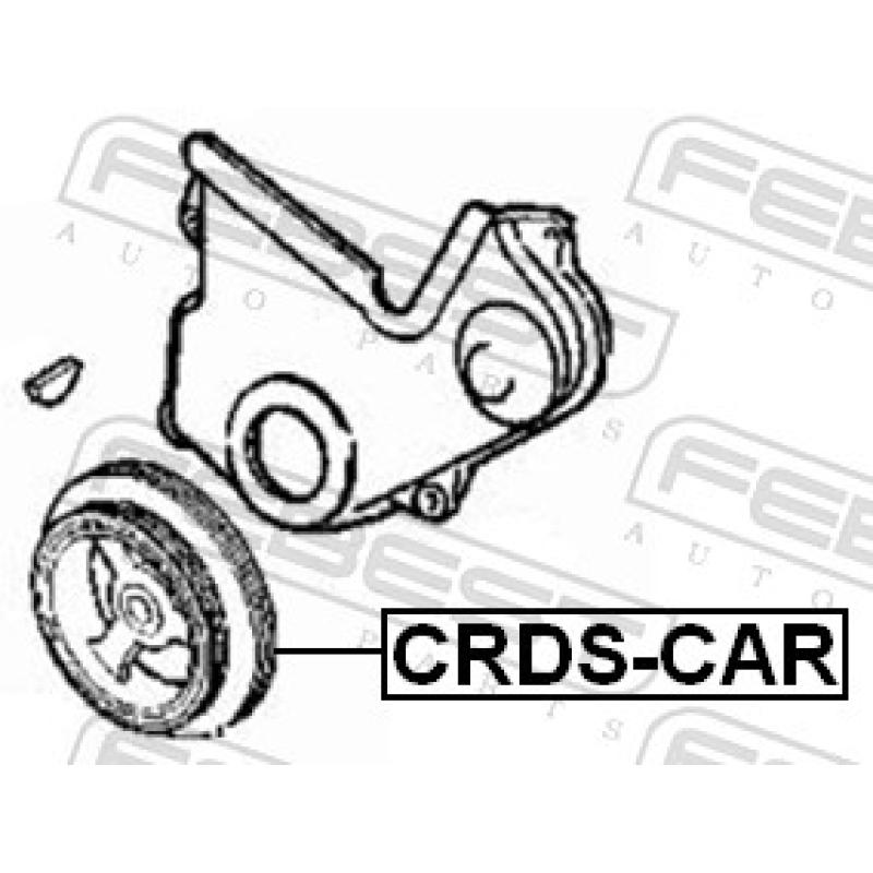 Poulie, vilebrequin FEBEST CRDS-CAR - Visuel 2
