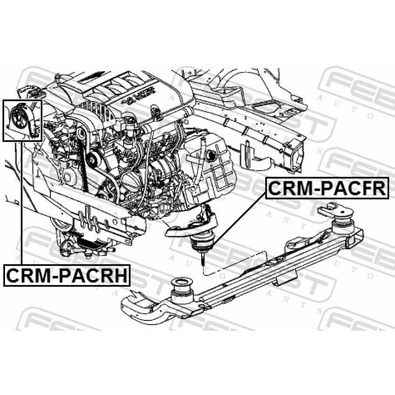 Support moteur FEBEST CRM-PACFR - Visuel 2