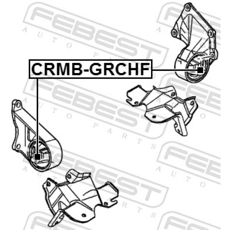 Support moteur FEBEST CRMB-GRCHF - Visuel 2