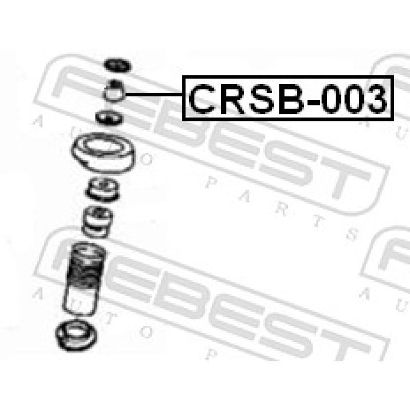 Douille d'écartement, amortisseur FEBEST CRSB-003 - Visuel 2