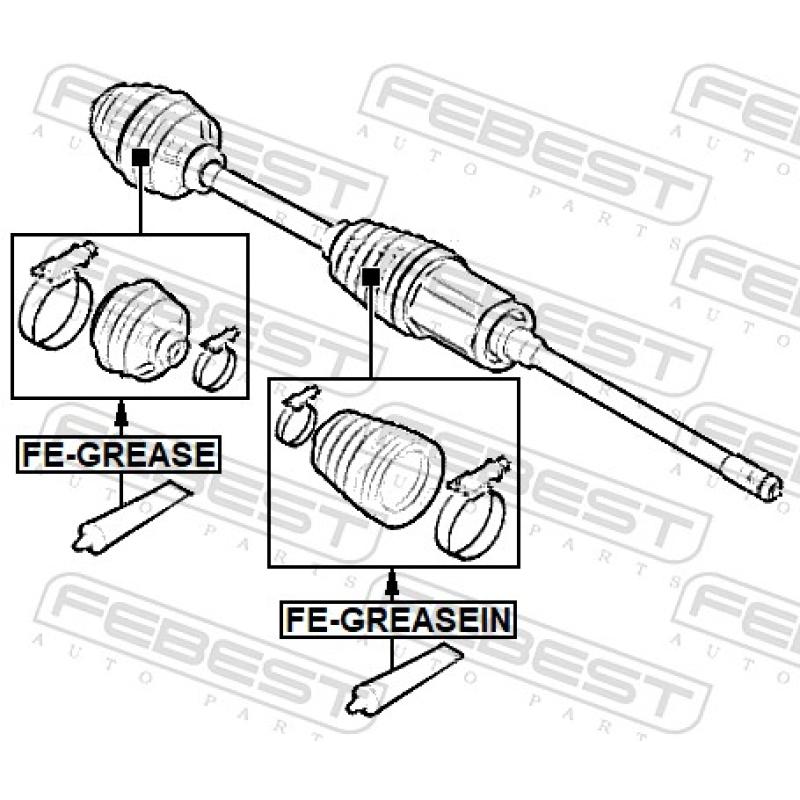 Lubrifiants FEBEST FE-GREASE - Visuel 1