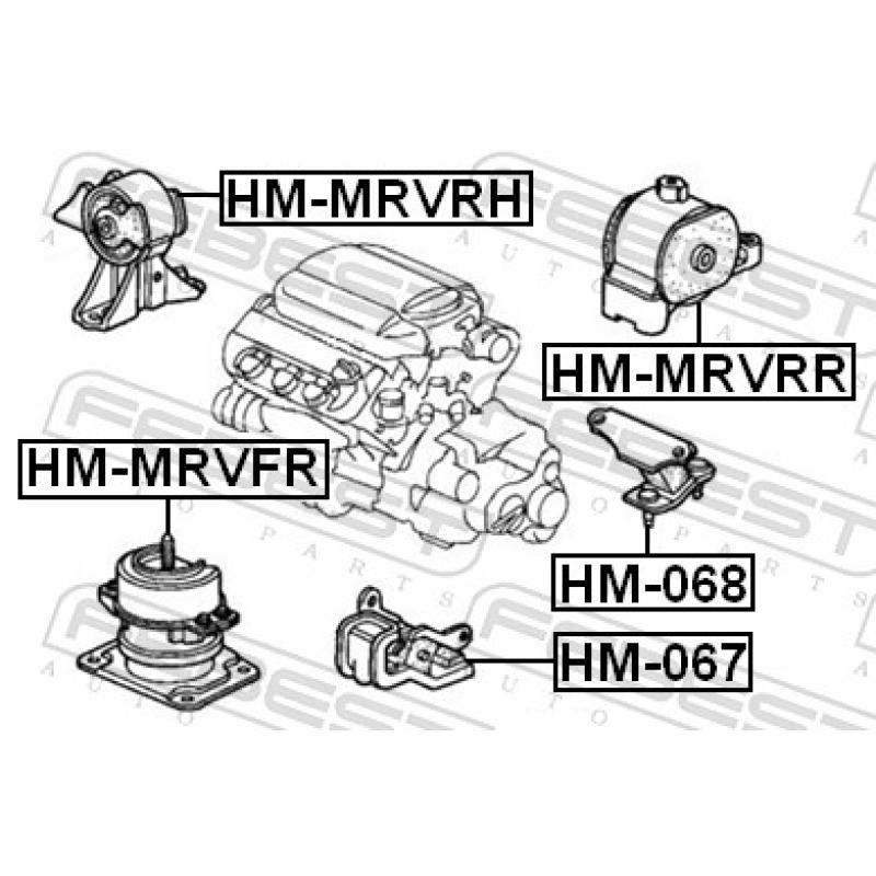 Suspension, boîte automatique FEBEST HM-067 - Visuel 2