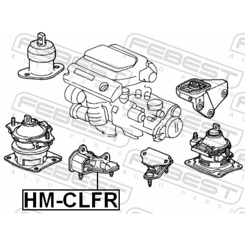 Suspension, boîte automatique FEBEST HM-CLFR - Visuel 2