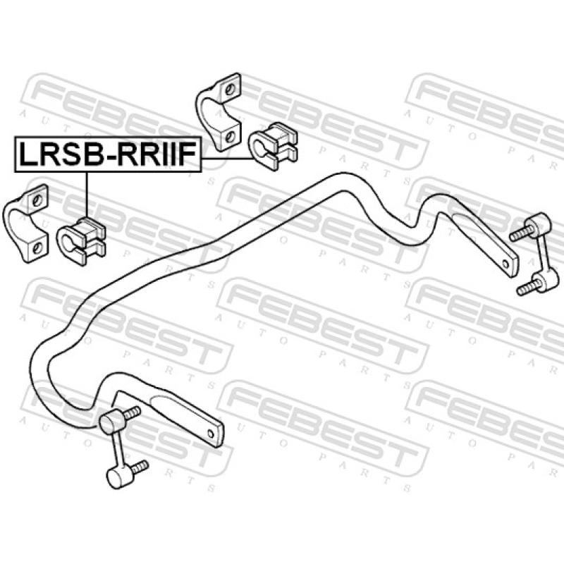 Suspension, stabilisateur FEBEST LRSB-RRIIF - Visuel 1