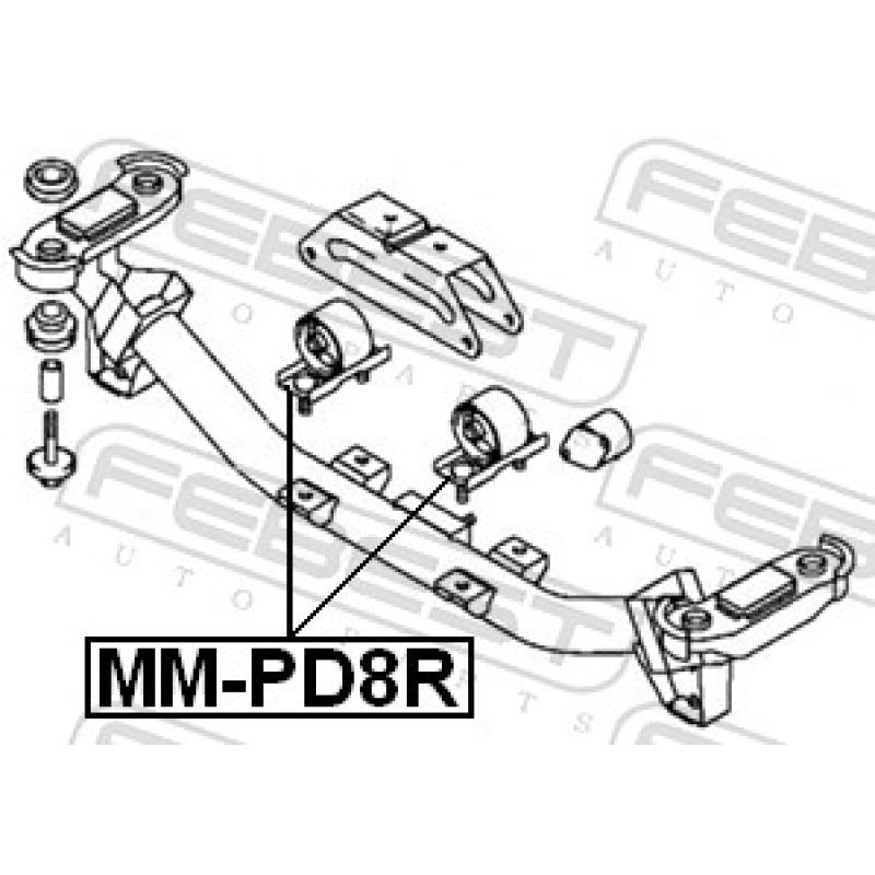 Support moteur FEBEST MM-PD8R - Visuel 2