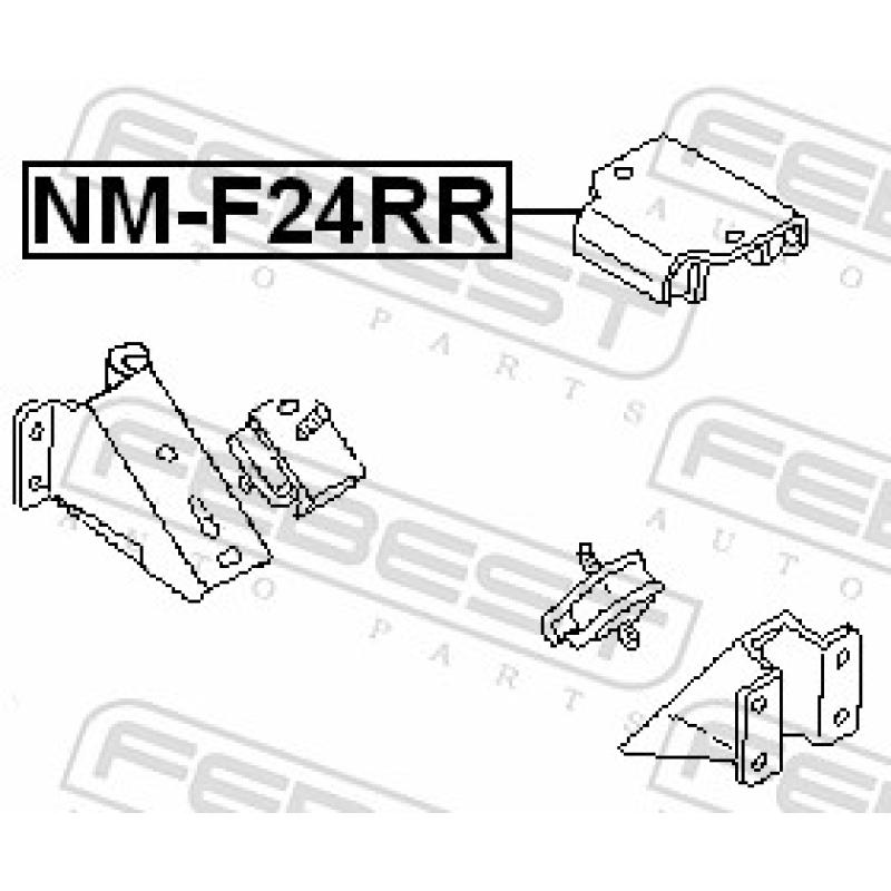 Support moteur FEBEST NM-F24RR - Visuel 2