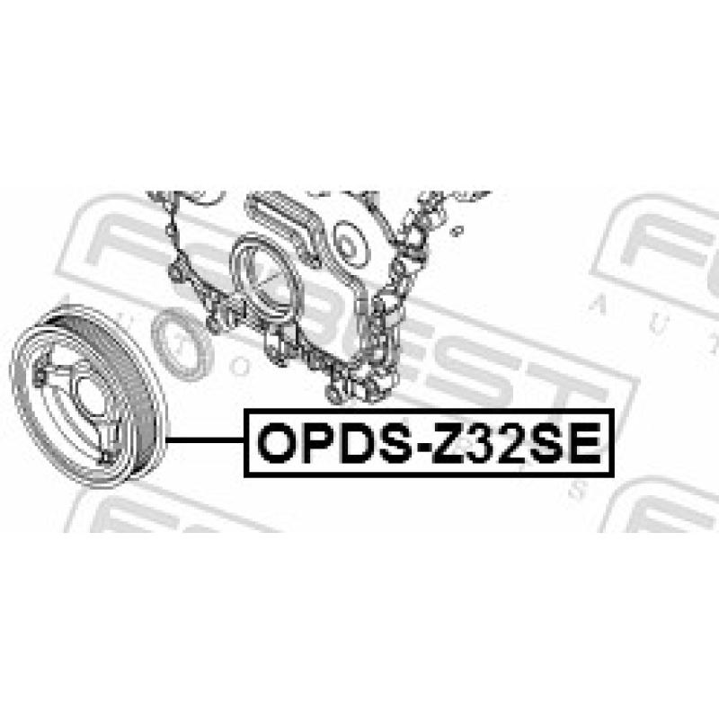 Poulie, vilebrequin FEBEST OPDS-Z32SE - Visuel 2