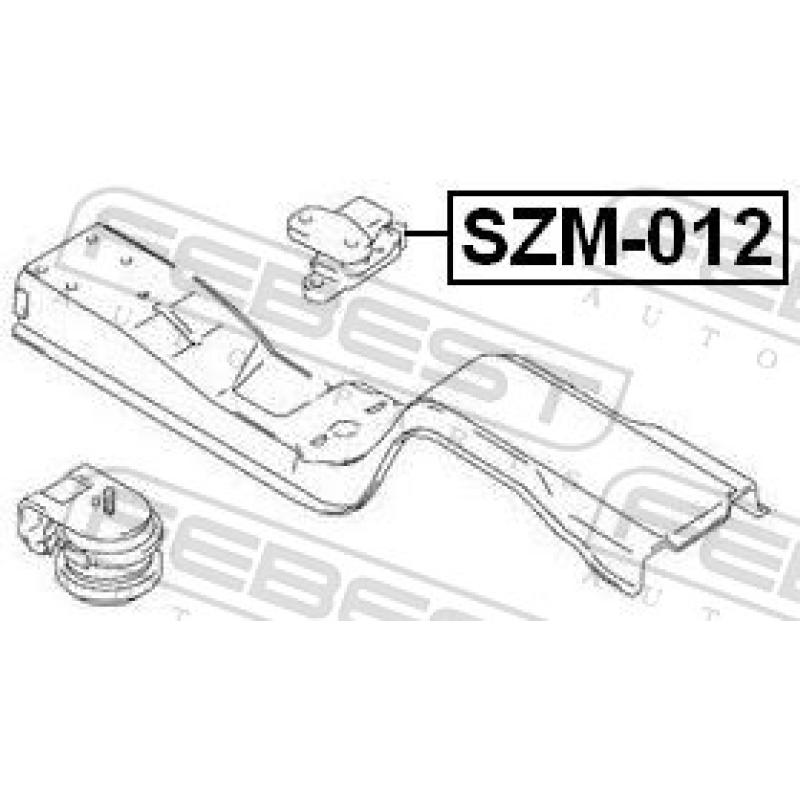 Support moteur FEBEST SZM-012 - Visuel 1