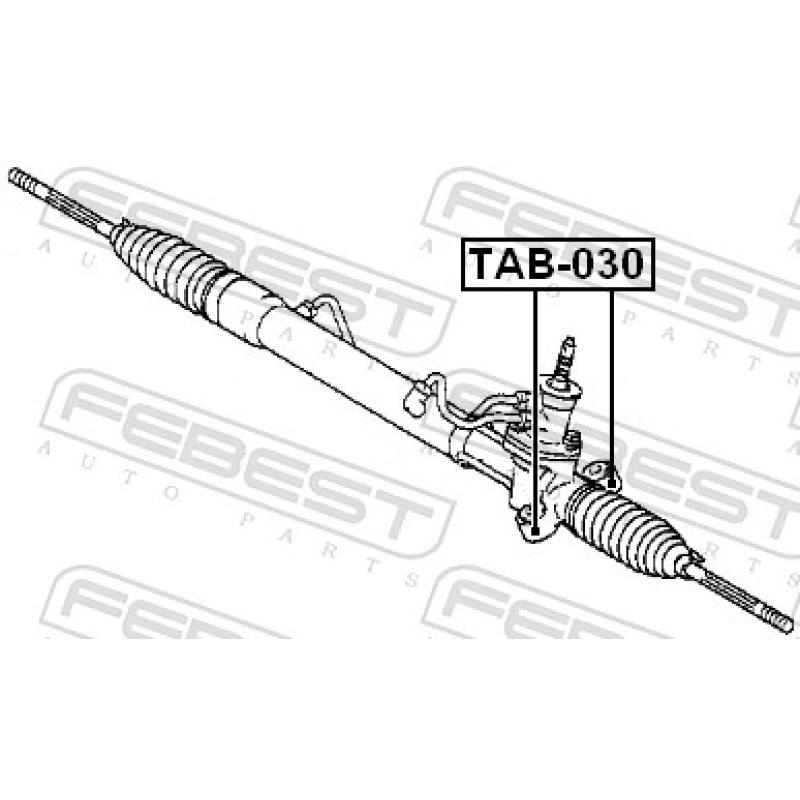 Suspension, crémaillière de direction FEBEST TAB-030 - Visuel 1