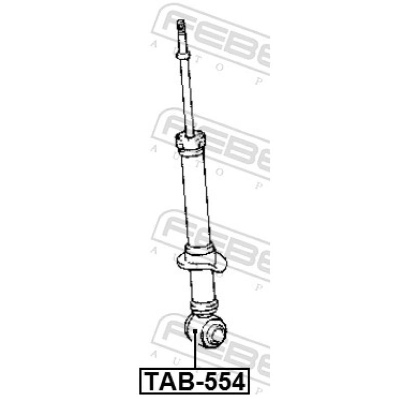 Douille, amortisseur FEBEST TAB-554 - Visuel 2