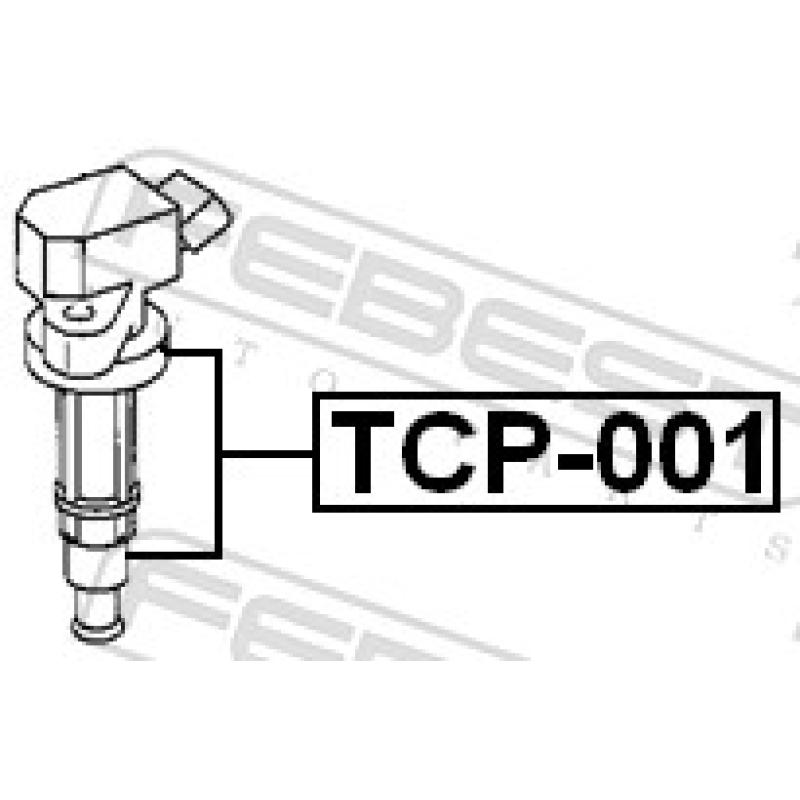 Fiche, bobine d'allumage FEBEST TCP-001 - Visuel 2