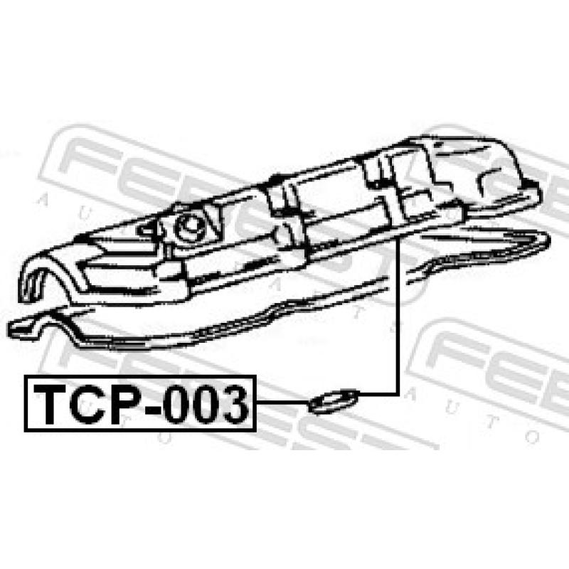Bague d'étanchéité, puit de bougie FEBEST TCP-003 - Visuel 2