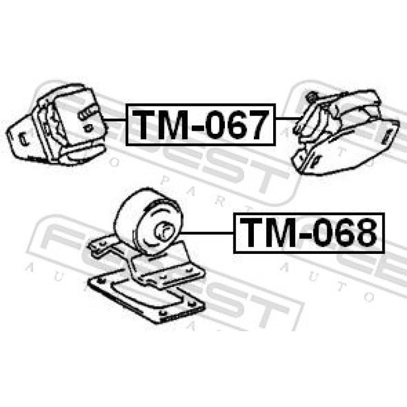 Support moteur FEBEST TM-068 - Visuel 2