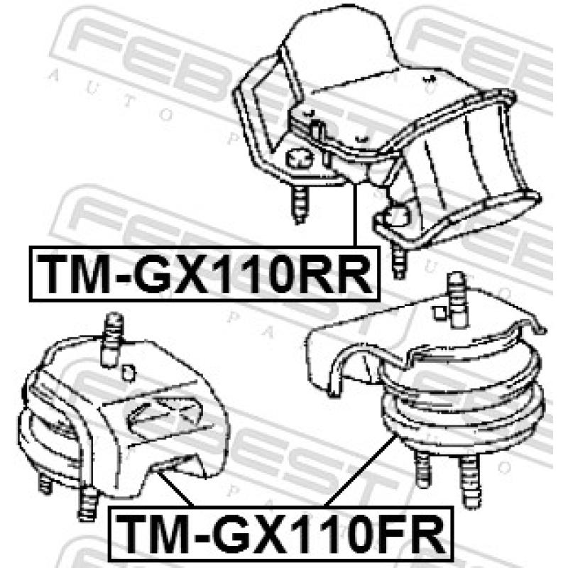 Support moteur FEBEST TM-GX110RR - Visuel 2
