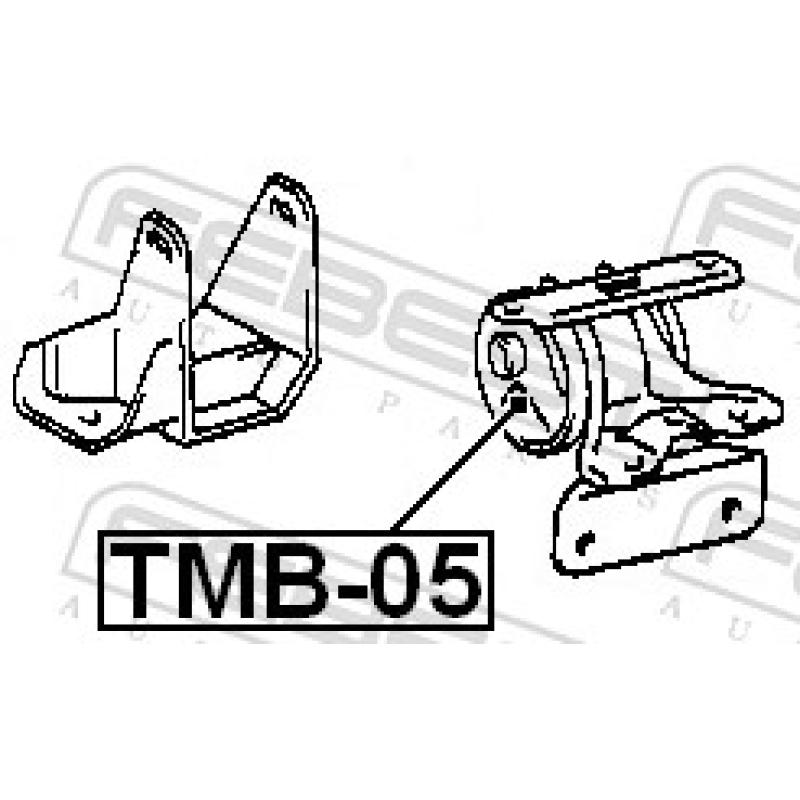Support moteur FEBEST TMB-05 - Visuel 1