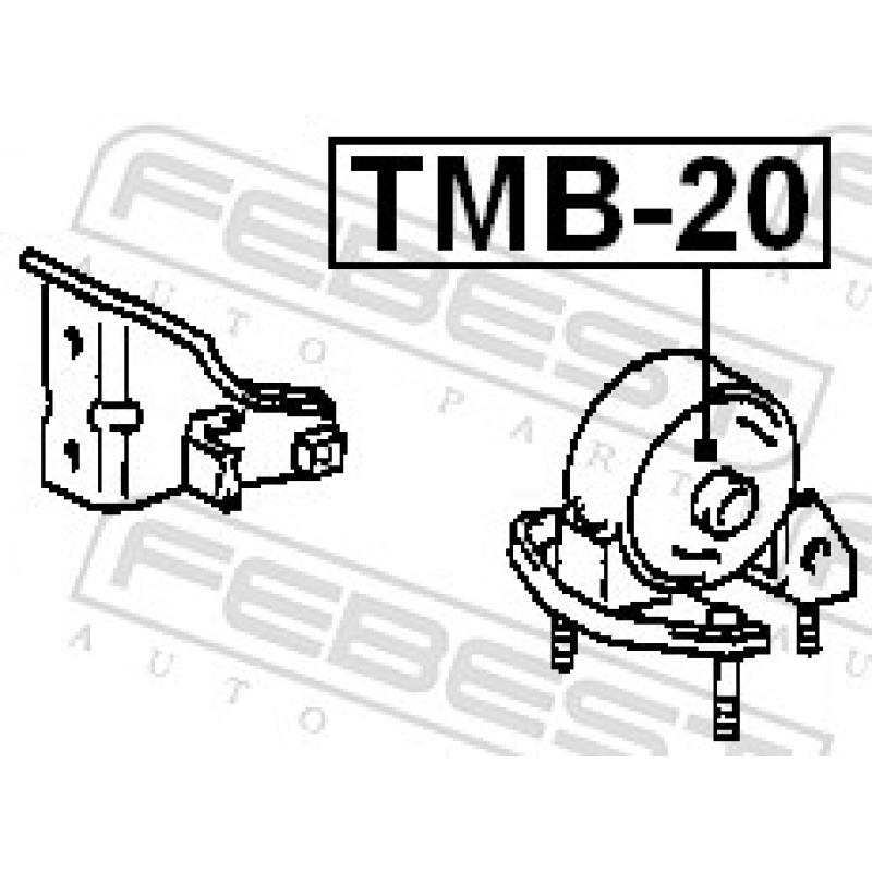 Support moteur FEBEST TMB-20 - Visuel 1
