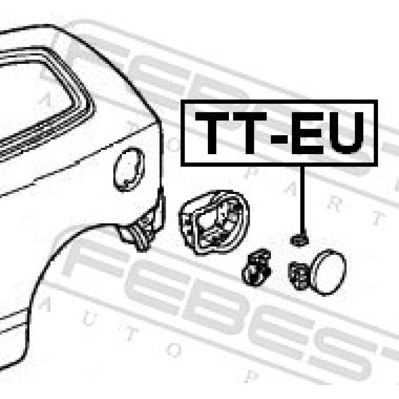 Bouchon, réservoir de carburant FEBEST TT-EU - Visuel 1
