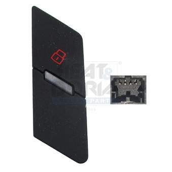 Interrupteur, verrouilage des portières arrière droit MEAT & DORIA 206019 pour AUDI A6 2.7 TDI - 163cv