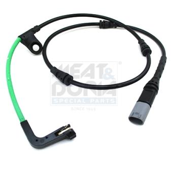 Contact d'avertissement, usure des plaquettes de frein MEAT & DORIA [212009]