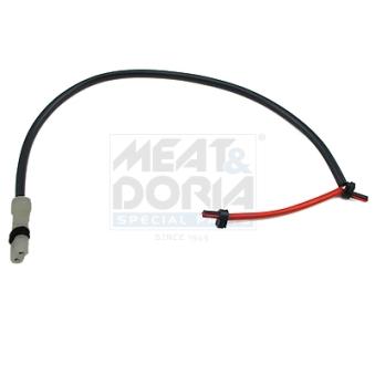 Contact d'avertissement, usure des plaquettes de frein MEAT & DORIA 212161 pour PORSCHE BOXSTER S 3.2 - 266cv