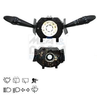 Commutateur de colonne de direction MEAT & DORIA 231284 pour VOLKSWAGEN POLO 1.9 TD 75 - 75cv