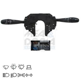 Commutateur de colonne de direction MEAT & DORIA 231306 pour CITROEN C5 1.6 THP 150 - 150cv