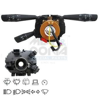 Commutateur de colonne de direction MEAT & DORIA 231455 pour FIAT DOBLO 2.0 D Multijet - 135cv