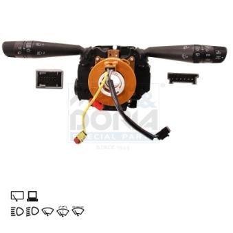 Commutateur de colonne de direction MEAT & DORIA 231520 pour VOLKSWAGEN TOURAN 1.6 D Multijet - 100cv