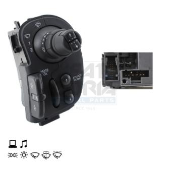 Commutateur de colonne de direction MEAT & DORIA 231626 pour RENAULT KANGOO 1.5 DCI - 110cv