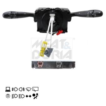 Commutateur de colonne de direction MEAT & DORIA 231713 pour AUDI A3 1.2 PureTech 110 - 110cv