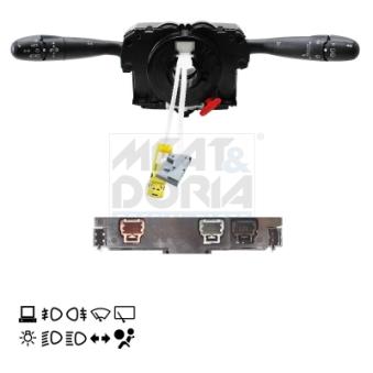 Commutateur de colonne de direction MEAT & DORIA 231721 pour OPEL COMBO 1.2 THP 110 - 110cv