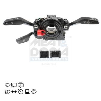 Commutateur de colonne de direction MEAT & DORIA 231925 pour OPEL ASTRA 30 TFSI - 110cv Commutateur de colonne de direction MEAT & DORIA 231925 pour OPEL ASTRA 30 TFSI - 110cv