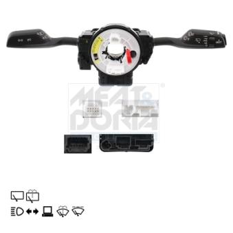 Commutateur de colonne de direction MEAT & DORIA 231926 pour ALFA ROMEO STELVIO 2.2 D Q4 - 180cv