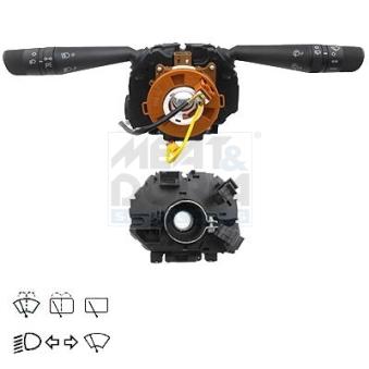 Commutateur de colonne de direction MEAT & DORIA 23257 pour FIAT DOBLO 2.0 D Multijet - 135cv