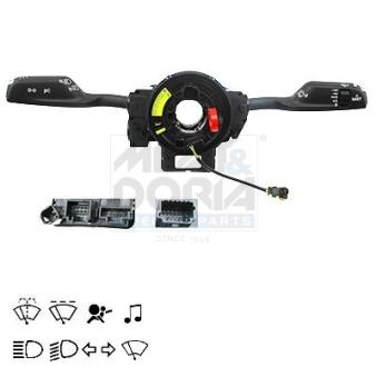 Commutateur de colonne de direction MEAT & DORIA 23764 pour ALFA ROMEO GIULIA 2.2 D (952AEM250. 952AEA250) - 150cv