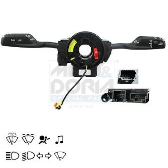 Commutateur de colonne de direction MEAT & DORIA 23766 pour ALFA ROMEO GIULIA 2.2 D (952AEM250. 952AEA250) - 150cv