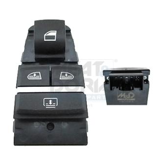 Interrupteur, lève-vitre arrière gauche MEAT & DORIA 26015 pour BMW Série 5 520 d - 184cv