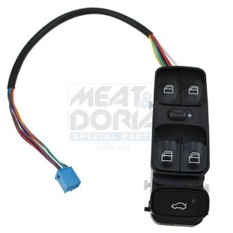 Interrupteur, lève-vitre avant gauche MEAT & DORIA [26067]