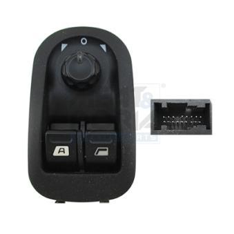 Interrupteur, lève-vitre avant gauche MEAT & DORIA 26087 pour PEUGEOT 206 1.4 LPG - 75cv
