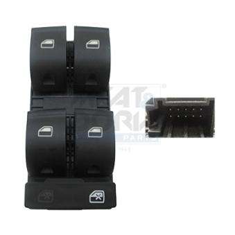 Interrupteur, lève-vitre avant gauche MEAT & DORIA 26155 pour AUDI A4 2.0 TDI - 170cv