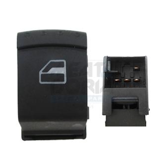 Interrupteur, lève-vitre arrière gauche MEAT & DORIA 26157 pour SKODA FABIA 1.4 - 68cv