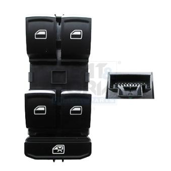 Interrupteur, lève-vitre avant gauche MEAT & DORIA 26162 pour KIA K9 1.0 TSI - 110cv