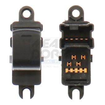 Interrupteur, lève-vitre arrière droit MEAT & DORIA [26206]