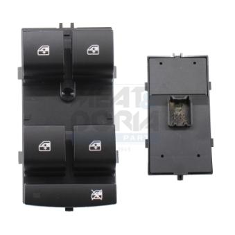 Interrupteur, lève-vitre avant gauche MEAT & DORIA 26500 pour PEUGEOT 504 1.6 CDTi - 110cv