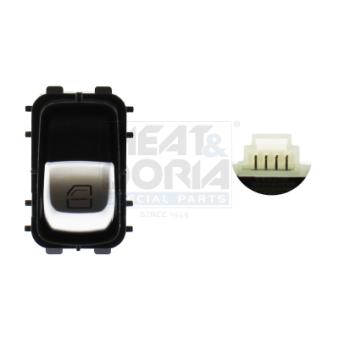 Interrupteur, lève-vitre avant droit MEAT & DORIA [26694]