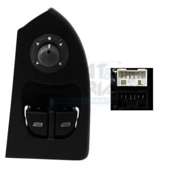 Interrupteur, lève-vitre avant gauche MEAT & DORIA OEM 6554T3