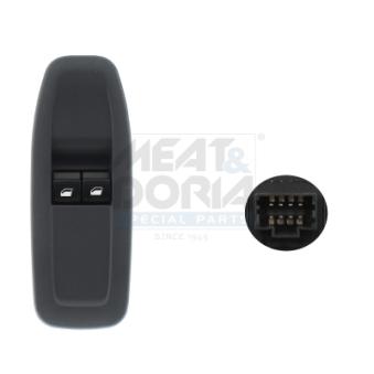 Interrupteur, lève-vitre avant gauche MEAT & DORIA [26846]