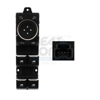 Interrupteur, lève-vitre avant gauche MEAT & DORIA 26852 pour FORD FOCUS 1.5 EcoBlue - 95cv