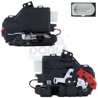 Serrure de porte avant droit MEAT & DORIA OEM 3D1837016AE